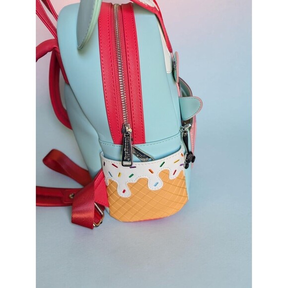 Disney Parks x Loungefly Minnie Mouse Ice Cream Banana Split Mini Backpack NWOT main image 6